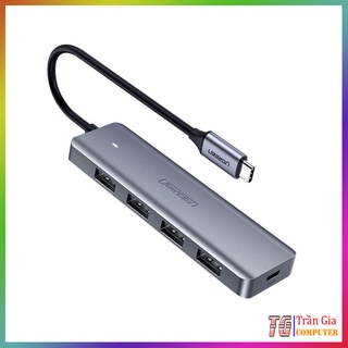 Bộ chia USB Type C sang 4 cổng USB 3.0 hỗ trợ nguồn phụ Ugreen 70336