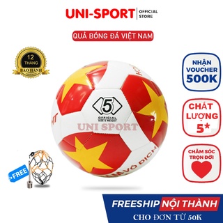 Quả bóng đá tiêu chuẩn - Banh bóng đá số 5 - Quả bóng đá Việt Nam Vô Địch - Bảo Hành 12 Tháng