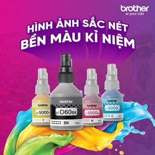 Bộ Mực In Phun Brother BTD60BK + BT5000C/M/Y -Hàng Chính Hãng