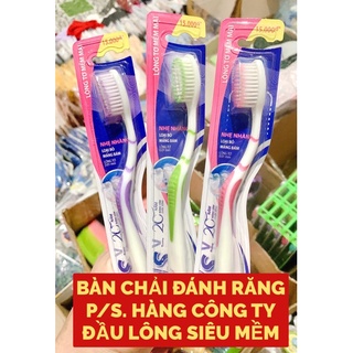 Bàn chải đánh Răng P/S (Đầu Lông Siêu Mềm). (Khách Mua được kiểm tra hàng trươc )