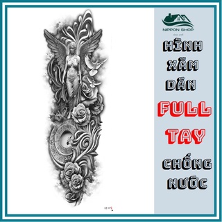 Hình Xăm Dán Kín Tay, Nửa Lưng DZ-117