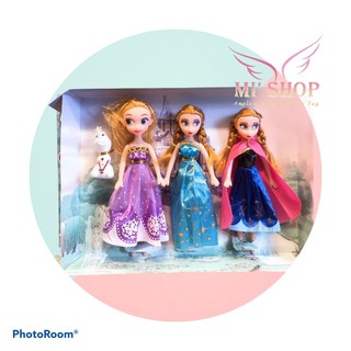 Ảnh thật  Set 3 Búp Bê Elsa + Anna + Sophia 22cm ❤️❤️