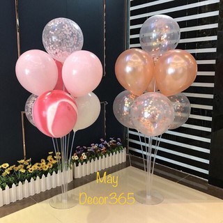 (GIÁ HỦY DIỆT) Bộ trụ gắn bóng giả bóng bay trong suốt