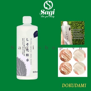 Toner Dokudami Nước Hoa Hồng Chiết Xuất Tía Tô Nhật Bản 500ml