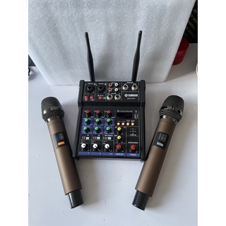 mixer yamaha g4-m1 tặng 2 tay micro không dây