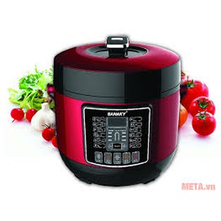 [Mã ELHADEV giảm 4% đơn 300K] Nồi áp suất điện tử Sanaky SNK 67DT 6 lít có chức năng hẹn giờ tắt