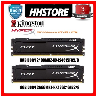 Ram 8GB HyperX Fury DDR4 2666MHz Chính Hãng - BH 36 tháng 1 đổi 1