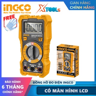 Đồng hồ vạn năng INGCO DM200 | Đồng hồ đo điện vạn năng Điện áp DC 200mV/2V/20V/200V/600V Điện áp AC 200V/600V Dòng điện