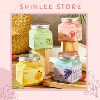 Muối Tắm Tẩy Tế Bào Chết Body Hương Hoa Quả Heyxi Giảm Mụn Lưng Trắng Sáng Da