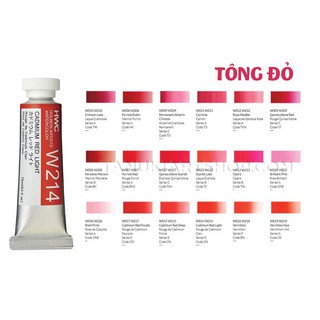 Màu nước Holbein Artist lẻ 5ml (Tông Đỏ)