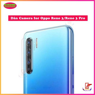 Kính cường lực camera Reno 3/ Reno 3 Pro- Trong suốt-Chống trầy xước camera