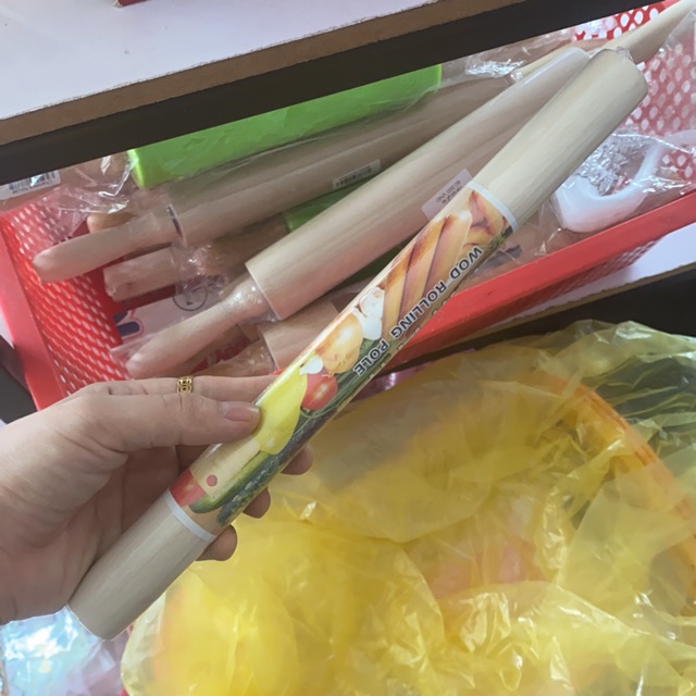 Cán bột gỗ 30cm