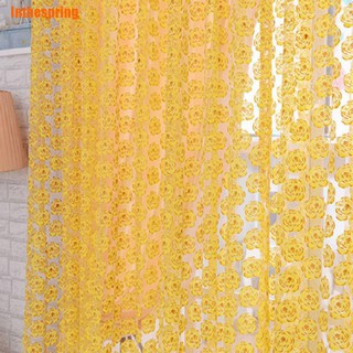 Rèm Cửa Voan In Hoa Hồng