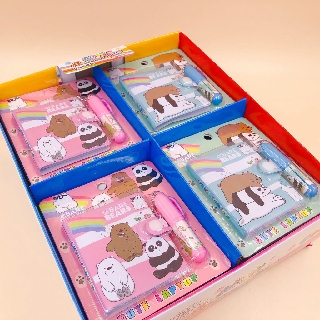 Bộ sổ tay kèm bút bi siêu cute We Bare Bears Chúng tôi đơn giản là gấu