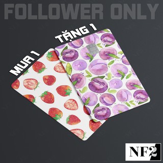 COLORFUL FRUITS - Decal Sticker Thẻ ATM (Thẻ Chung Cư, Thẻ Xe, Credit, Debit Cards) Miếng Dán Trang Trí NF2 Cards