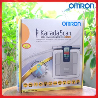 Máy đo thành phần cơ thể &amp; lượng mỡ OMRON HBF-375 chỉ số mỡ nội tạng, mỡ dưới da, cơ xương, HBF 375 chính hãng 2 năm