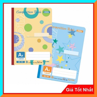 Sổ May Dán Gáy Klong A4 - 200 trang 929 - Kiểu Dáng Trang Nhã, Tinh Tế, Bìa Sổ Với Hoa Văn Độc Đáo