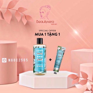 (Tặng kem đánh răng) Sữa tắm dưỡng ẩm dịu nhẹ thanh mát Love Beauty And Planet Petal Soft 400ml