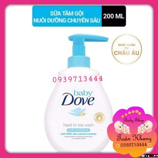 ♨️SỮA TẮM_DẦU GỘI BABY DOVE 200ml