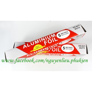B113 MÀNG NHÔM BỌC NƯỚNG THỊT CÁ CUỘN 5M