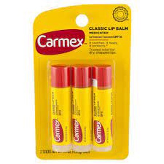 Son Dưỡng Môi Dạng Thỏi Carmex Moisturizing Lip Balm Sunscreen SPF15 4,25g [Hàng Mỹ]