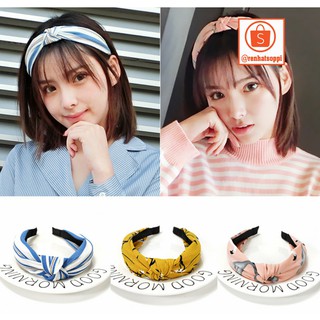 Bờm tóc turban phong cách Hàn Quốc, băng đô cài tóc vải siêu đẹp cho nữ hoặc bé gái [11 Loại]