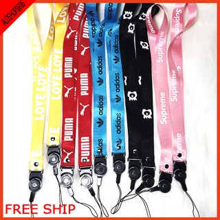 [ FREE SHIP ] Dây Đeo Điện Thoại, Dây đeo thẻ đẹp,Dây đeo đa năng In Hình Thời Trang (Chỉ chọn màu) EDUCASESHOP