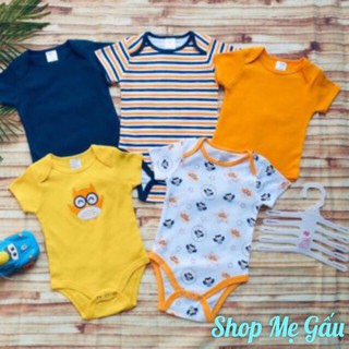 BỘ BODYSUIT CỘC TAY CHO BÉ TRAI, BÉ GÁI 0-12 THÁNG, HÀNG BODY GEAR XUẤT XỊN, CHỌN MẪU NGẪU NHIÊN