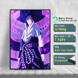 Tranh Canvas Sasuke Trong Phim Naruto