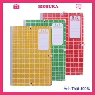 Bìa 3 dây hồ sơ HD gáy 7cm - Bìa đựng hồ sơ BIGSUKA