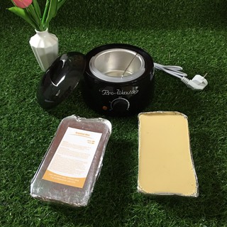 [500g sáp miếng cao cấp] Sáp wax lông nóng cao cấp bọc giấy bạc HOT FILM WAX Tặng que