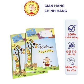 Vở học sinh 5 ô ly vuông Ánh Dương luyện viết chữ đẹp không nhòe không thấm mực cao cấp