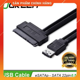 Cáp eSATAp combo sang Sata 22pin dài 0.5M UGREEN 10646 dailyphukien