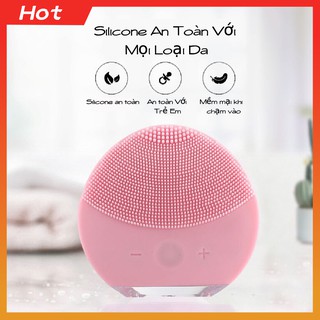 [𝐇𝐎𝐓] Máy Rửa Mặt Cao Cấp Rung Sóng Siêu Âm Sonic 4.0 - Rửa Sạch Sâu Da Mặt