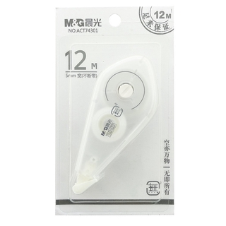 Xóa Kéo 5 mm x 12 m - M&amp;G ACT74301 - Trong Suốt