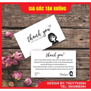 CARD CẢM ƠN, THIỆP CẢM ƠN KHÁCH HÀNG