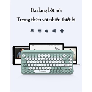 [Freeship] Combo Bàn Phím và Chuột Không Dây Nhỏ gọn, Hỗ Trợ Nhiều Thiết Bị
