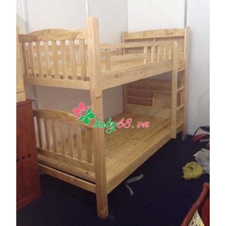 Giường tầng xuất Nhật kèm hộc sách