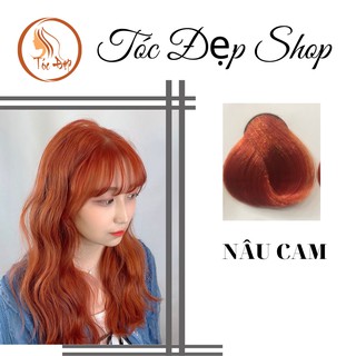 Nhuộm Tóc Màu Nâu Cam | Lên Từ Nền Tóc Nâu Không Tẩy
