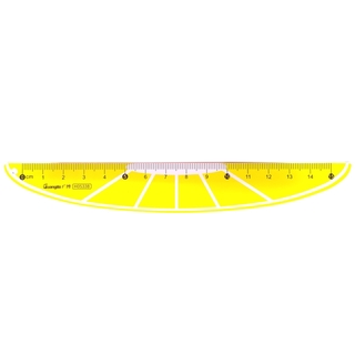 Thước Nhựa Màu GuangBo GUBH05538 - Lemon