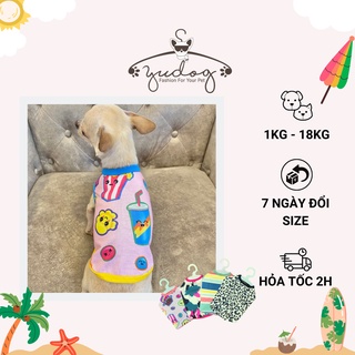 Áo thun chó mèo sát nách - áo ba lỗ chó mèo yudog