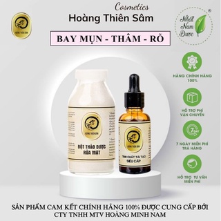Serum Giảm Mụn Thâm Rỗ - Combo Hoàng Thiên Sâm Tái Tạo Da [Loại Thường]