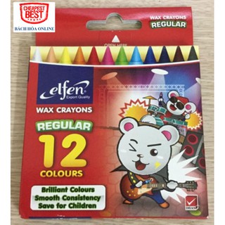 Hộp bút sáp 12 màu crayons