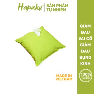 Gối Ngải Cứu HAPAKU Giảm Đau Bụng Kinh Túi Chườm Giảm Thoái Hóa Đốt Sống Cổ, Giúp Ngủ Ngon, Đỡ Đau Đầu