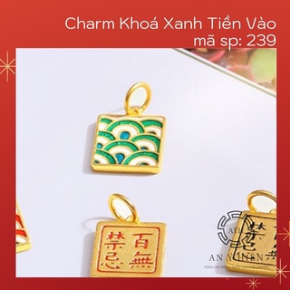Charm Khóa xanh #C239 ( An Ý Hiên)