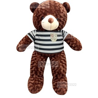 [Mã TOYDEC hoàn 20K xu đơn 50K] Gấu bông Teddy Cao Cấp khổ vải 1m Cao 80m màu Nâu hàng VNXK