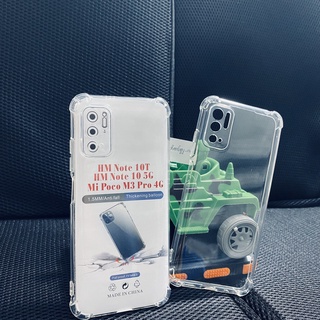 Ốp lưng chống sốc Xiaomi Redmi note 10 5G/ Poco M3 pro trong suốt cao cấp bo 4 góc chống va đập