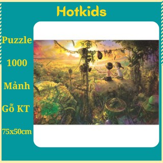 Tranh Ghép Hình 1000 Mảnh Gỗ - Ghép Tranh Đồng Quê (Mã 18)/ Đồ chơi xếp hình