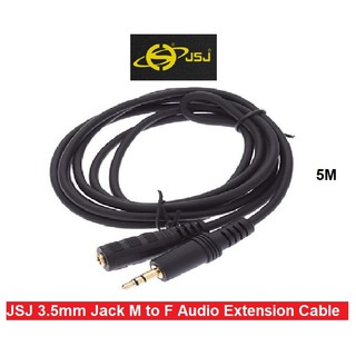 Dây loa nối dài đầu 3.5mm dài 5m hiệu JSJ - Dây AV nối dài 5m JSJ
