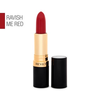 Son môi đỏ kem nữ cao cấp authentic Revlon Super Lustrous Lipstick 654 Ravish Me Red (Mỹ)